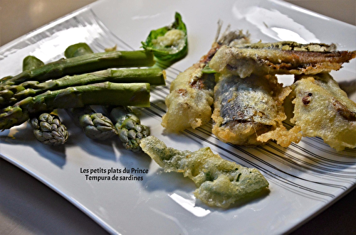 Sardines en Tempura