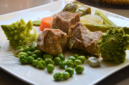 Sauté de veau aux petits légumes du printemps