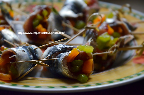 Tapas de sardines farcies au poivron