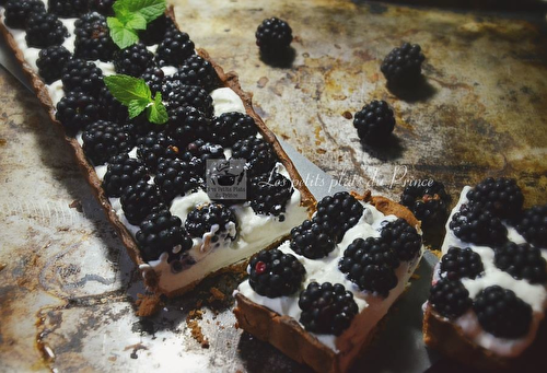 Tarte aux mûres du jardin