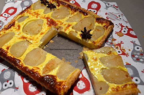 Tarte aux poires à la badiane