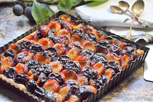 Tarte aux prunes du jardin façon Grand maman