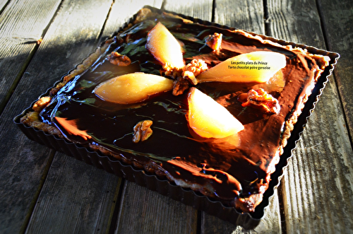 Tarte choco poire gersoise au Floc de Gascogne