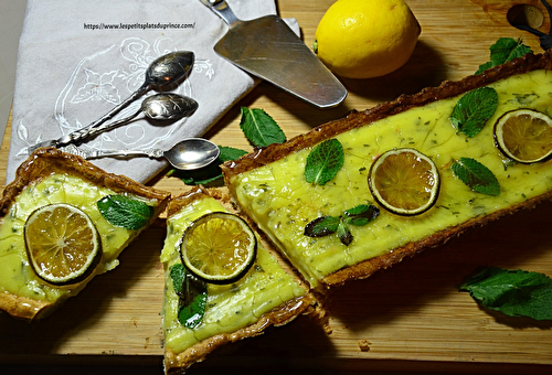 Tarte citron et menthe Mojito