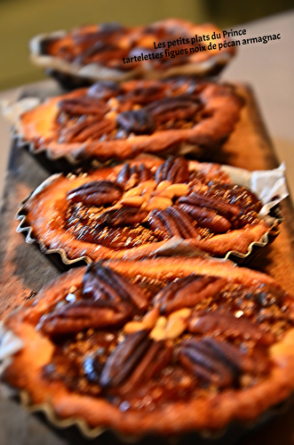 TARTELETTES AUX FIGUES, NOIX DE PECAN, et ARMAGNAC