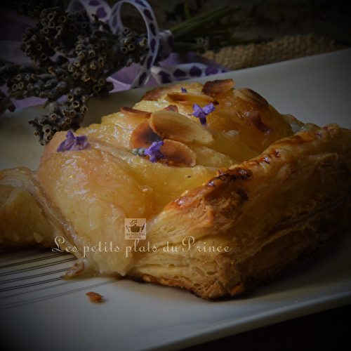 Tartelettes feuilletées pêche-lavande saveurs provençales