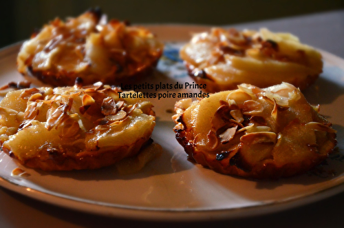 TARTELETTES POIRE AMANDES