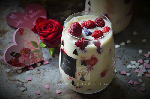 Tiramisu aux fruits rouges pour la St Valentin