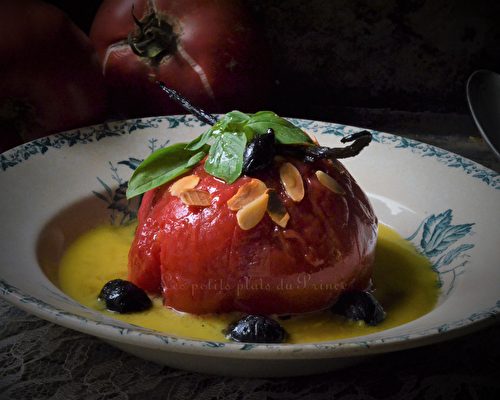 Tomate confite entière en sirop vanille et olive