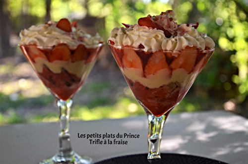 Trifle aux fraises