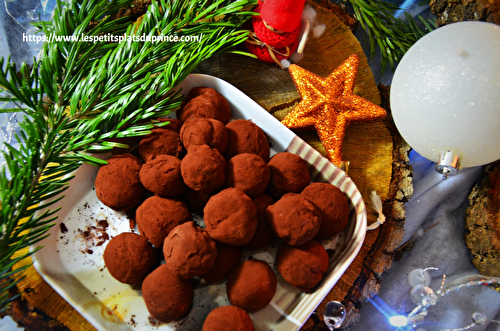 Truffes au chocolat sans beurre