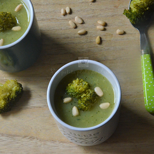 Velouté antigaspi de tiges de brocoli