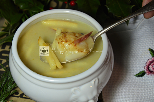 Velouté d'endives aux noix de St Jacques