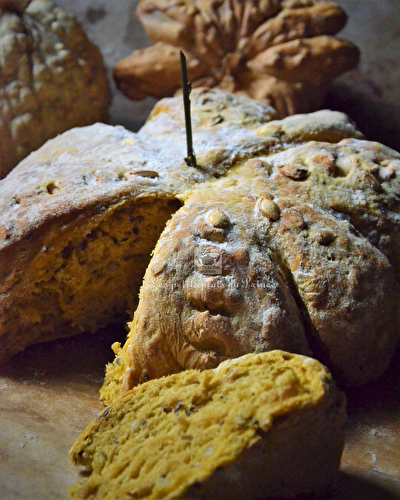 Pumpkin bread (pain à la courge)