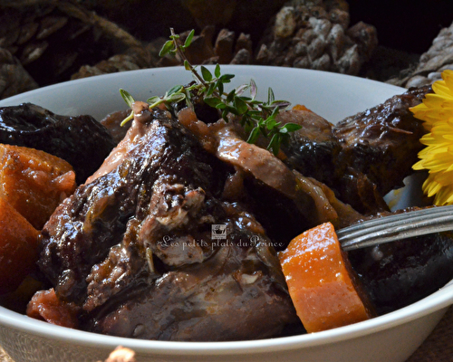 Daube de lapin au vin rouge