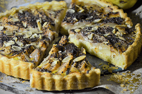 Tarte amandine poire et chocolat