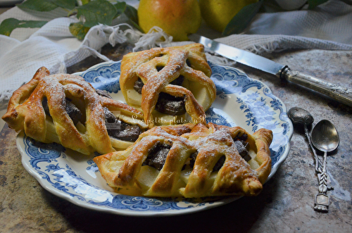 Feuilletés poire chocolat façon Grand mère