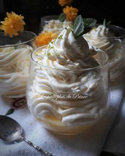 Mousse acidulée au citron