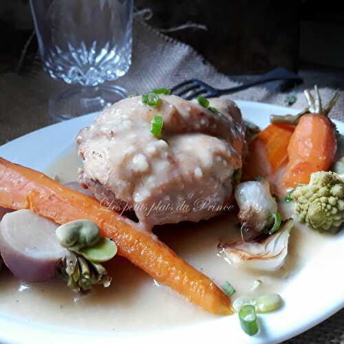 Blanquette de lapin aux légumes primeurs