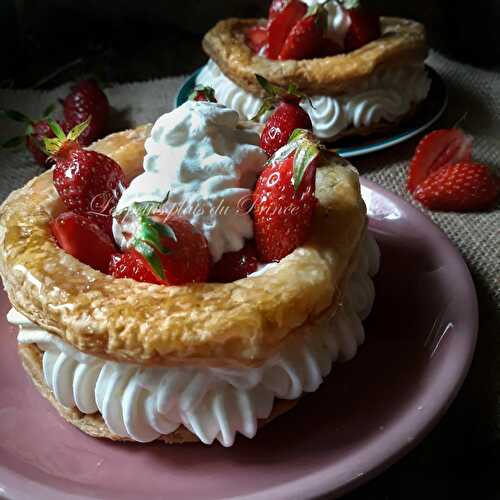 Feuilleté aux fraises