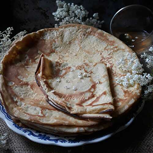 Crêpes aux fleurs de sureau comme en Norvège