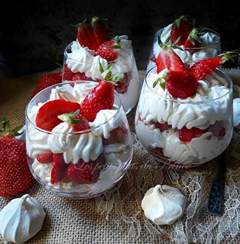 Eton mess aux fraises 