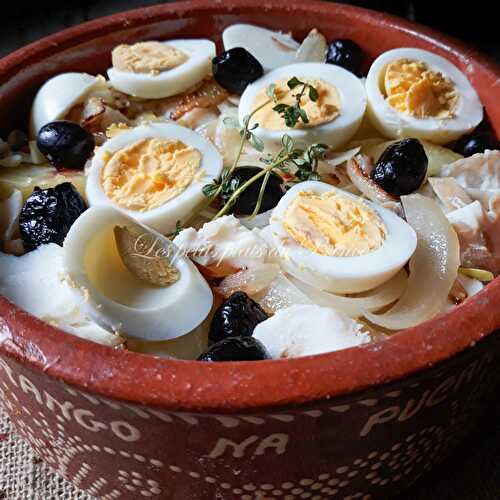 Morue à la Portugaise (Bacalhau a gomes de sa)