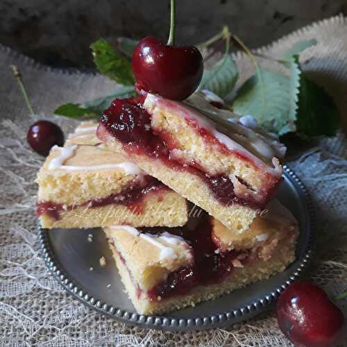 Cherry pie bars (carrés aux cerises)