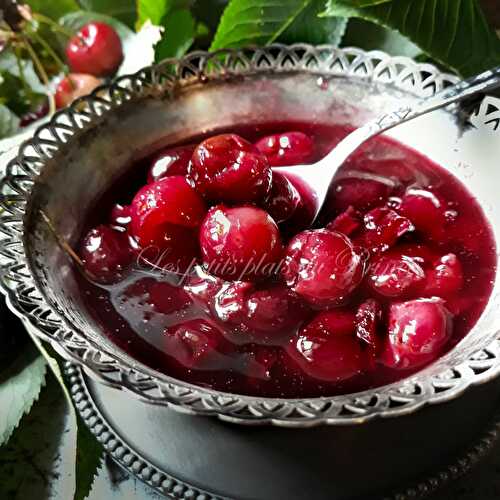 Cherry sauce (sauce aux cerises) pour desserts