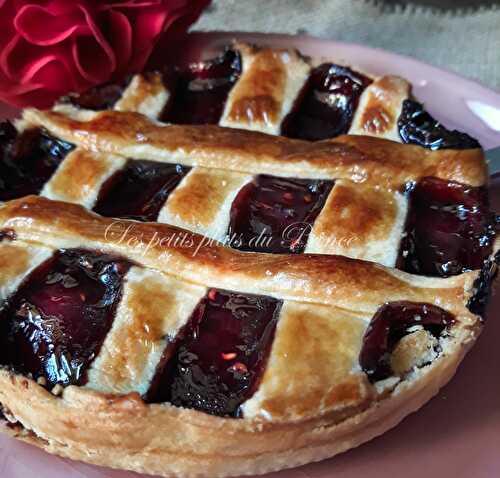 Inspiration Linzertorte (tarte à la confiture de framboises de Linz)