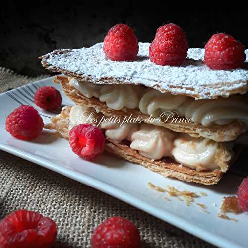 Millefeuille à la framboise