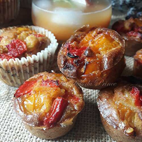 Muffins salés poivron chorizo pour l'apéritif