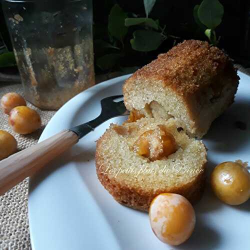 Cake bocal aux mirabelles du jardin