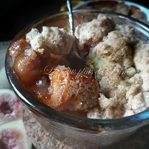 Crumble aux figues du jardin