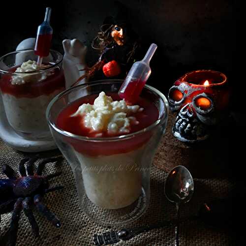 Bloody Rice (riz au lait d'Halloween)