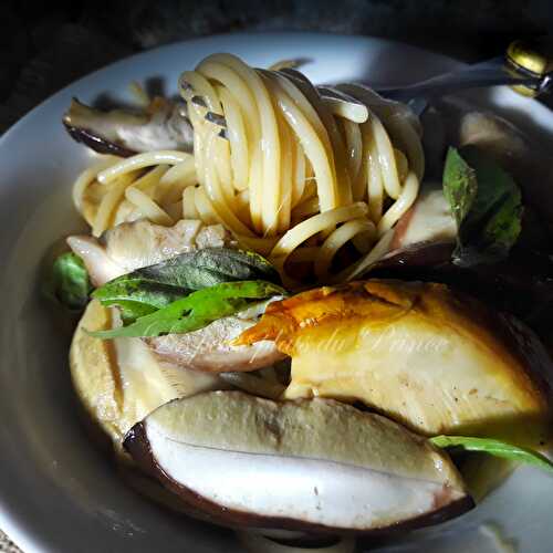 One pot pasta vegetal aux champignons des bois