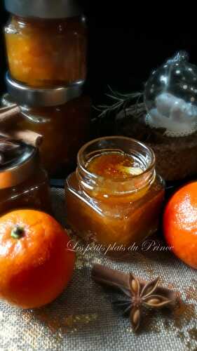 Marmelade de clémentines (ou mandarines) aux épices de noël