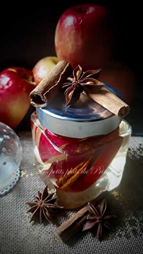 Rhum arrangé saveur noël : pomme cannelle