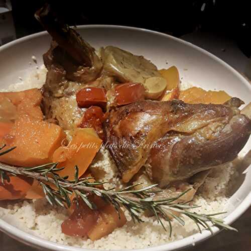 Souris d'agneau et potimarron en tajine