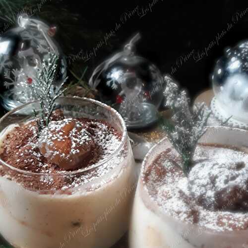 Tiramisu Esprit de noël aux marrons glacés