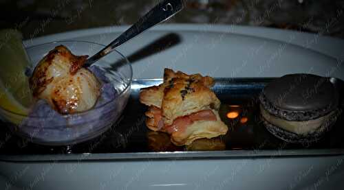 Trio de bouchées apéritives pour réveillon