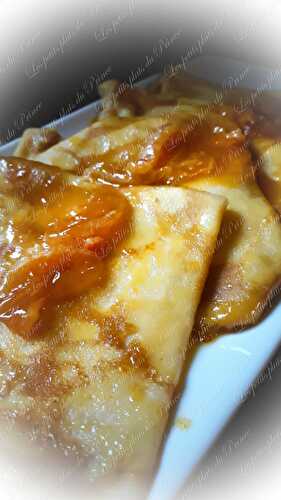 Crêpes à la mandarine et grand Marnier