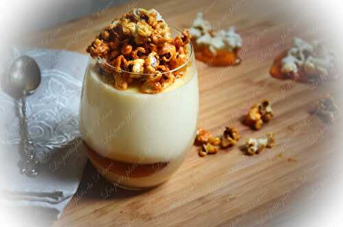 Pop corn au micro ondes pour panacotta très gourmande !