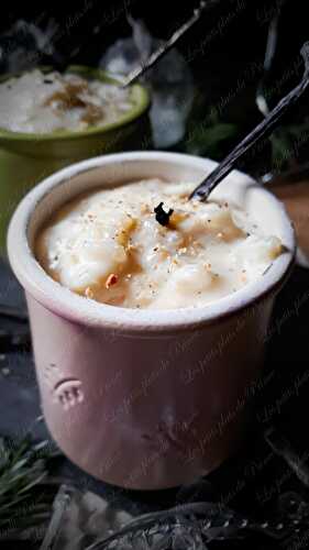 Riz au lait à la fève tonka et vanille