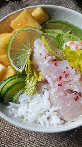 Poke Bowl, la salade Hawaïenne au poisson cru