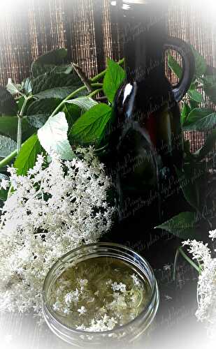 Huile aromatisée à la fleur de sureau noir