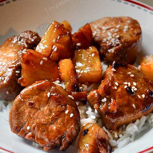 Filet mignon de porc à l'ananas