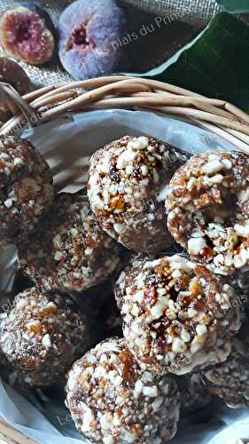 Recette pour des energy balls à la figue faites maison