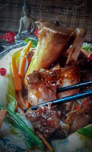Chinese braised ti pang pork (jarret de porc braisé à la chinoise)