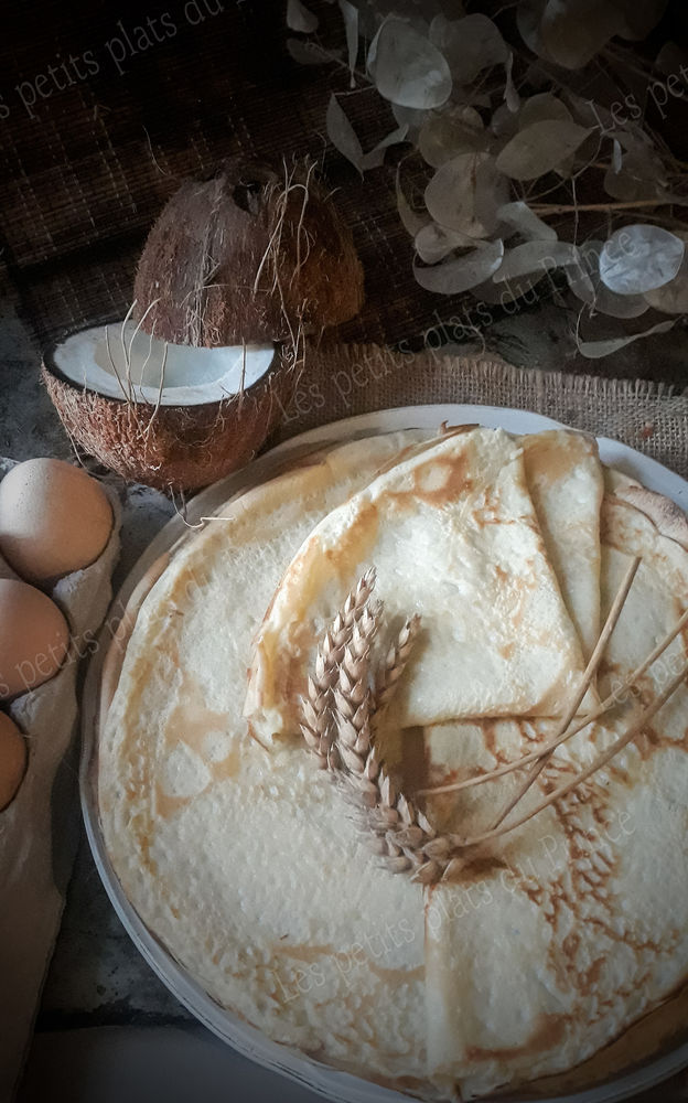 Pâte à crêpes au lait de coco (lactose free)